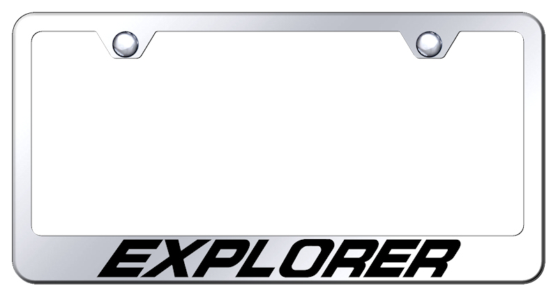 Explorer Stainless Steel Frame - Laser Etched Mirrored