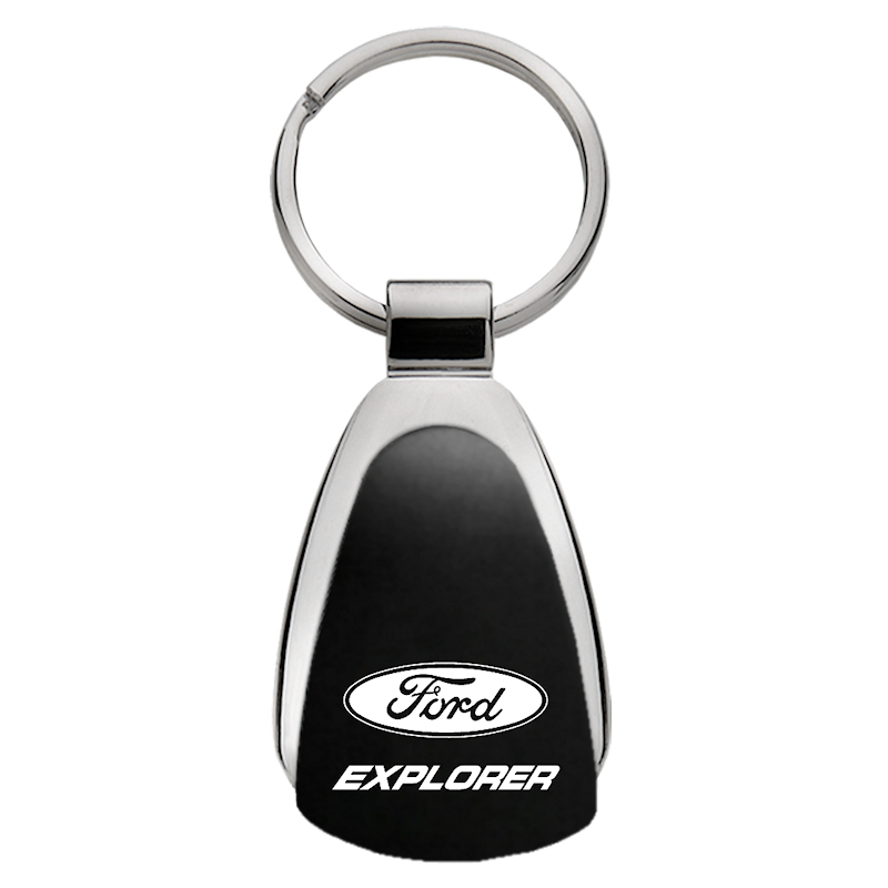 Explorer Teardrop Key Fob - Black