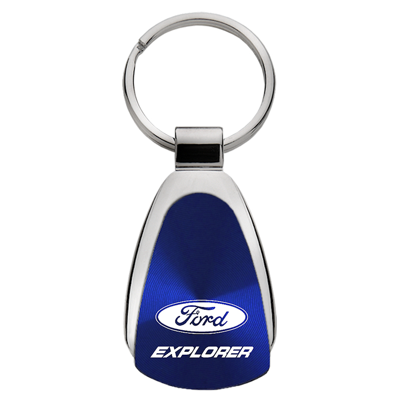 Explorer Teardrop Key Fob - Blue