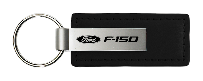 F-150 Leather Key Fob - Black