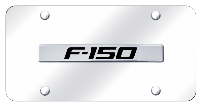 F-150 License Plate - Chrome on Mirrored