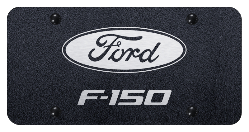 F-150 License Plate - Laser Etched Rugged Black