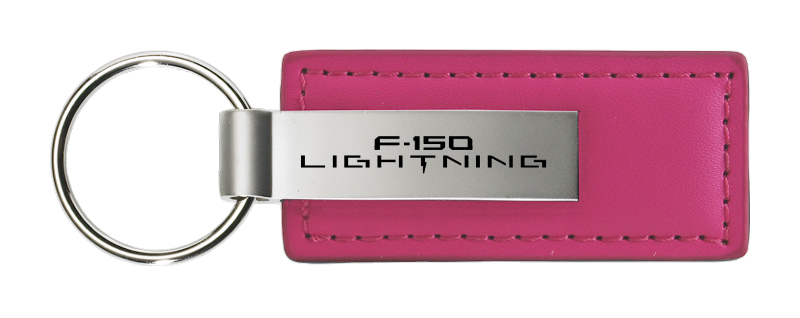 F-150 Lightning Leather Key Fob - Pink