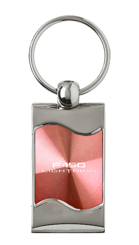 F-150 Lightning Rectangular Wave Key Fob - Pink
