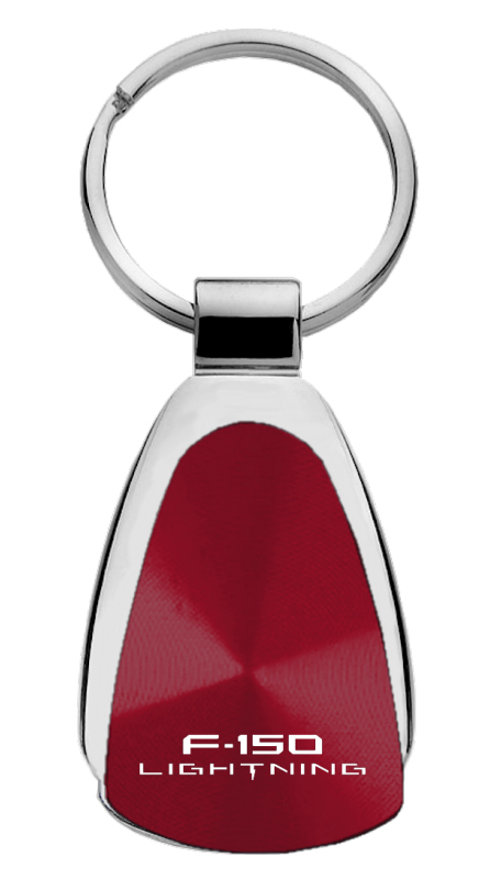 F-150 Lightning Teardrop Key Fob - Burgundy