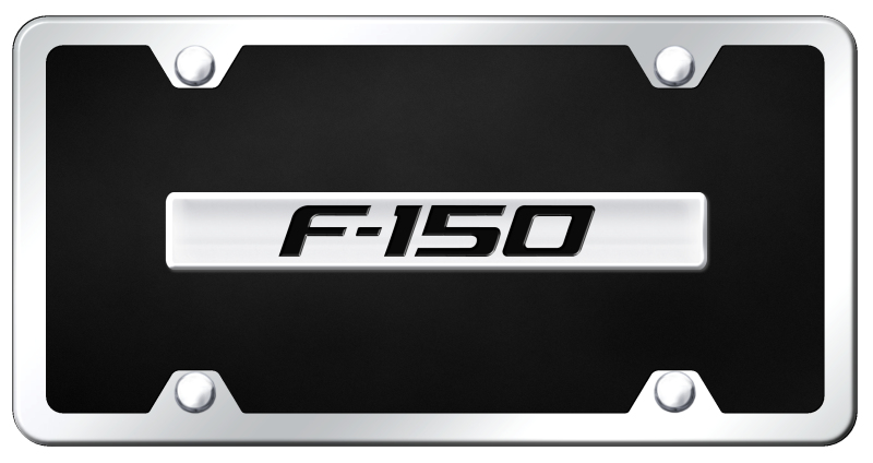 F-150 Name Acrylic Kit - Chrome on Black