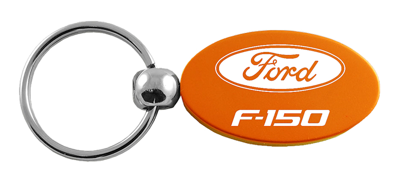 F-150 Oval Key Fob - Orange