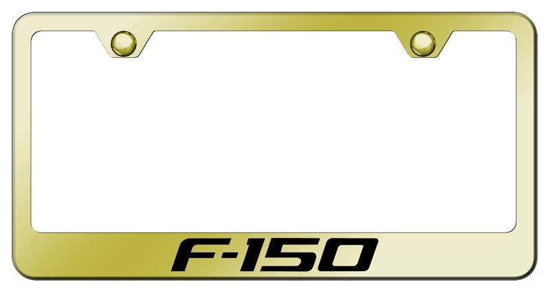 F-150 Stainless Steel Frame - Laser Etched Gold