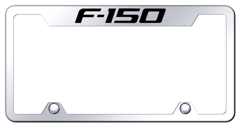 F-150 Steel Truck Cut-Out Frame - Laser Etched Mirrored