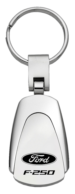 F-250 Teardrop Key Fob - Silver