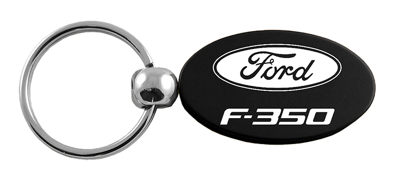 F-350 Oval Key Fob - Black