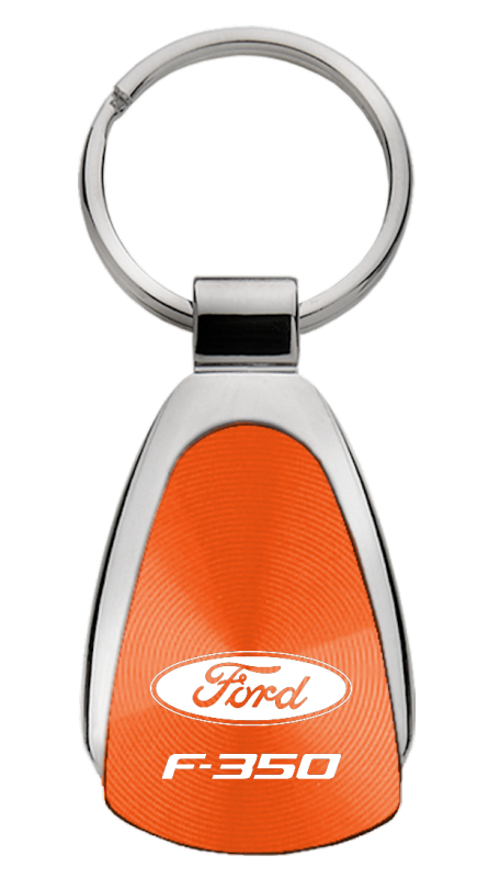 F-350 Teardrop Key Fob - Orange