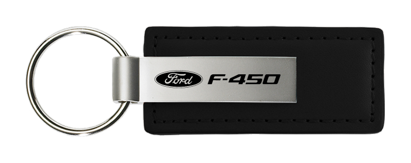 F-450 Leather Key Fob - Black