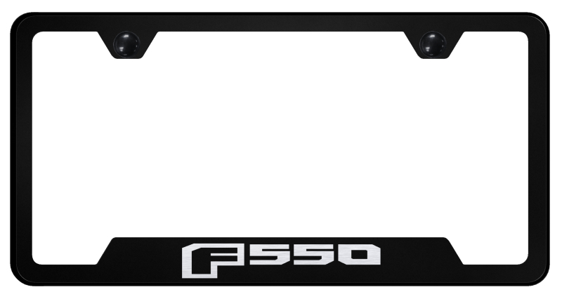 F-550 Cut-Out Frame - Laser Etched Black