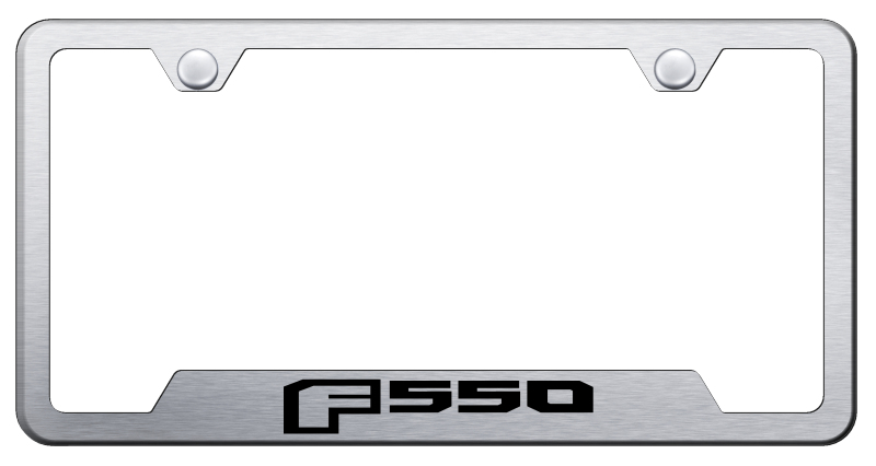 F-550 Cut-Out Frame - Laser Etched Brushed