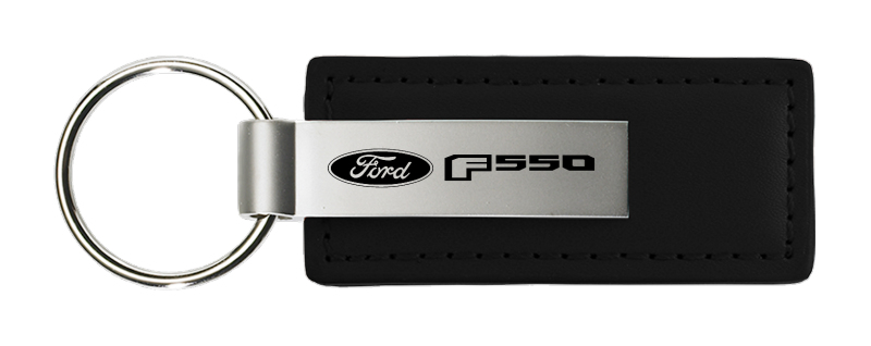 F-550 Leather Key Fob - Black