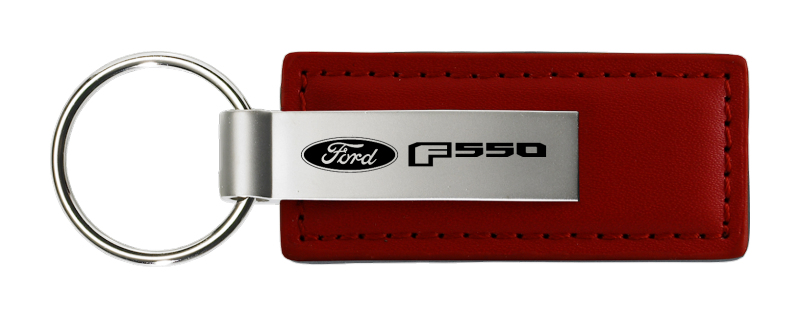 F-550 Leather Key Fob - Burgundy