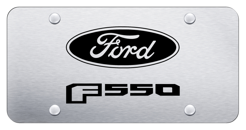 F-550 License Plate - Laser Etched Brushed