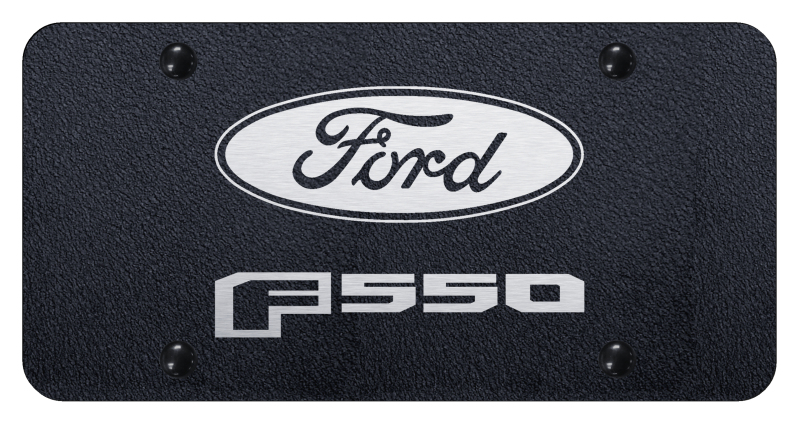 F-550 License Plate - Laser Etched Rugged Black
