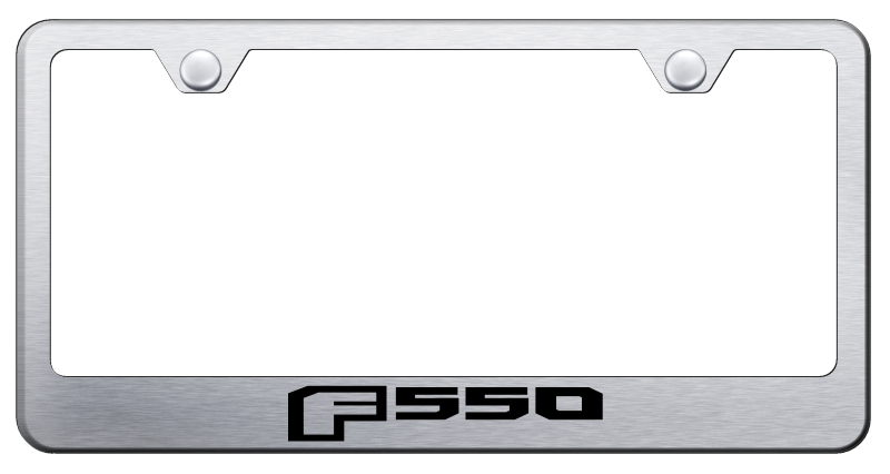 F-550 Stainless Steel Frame - Laser Etched Brushed