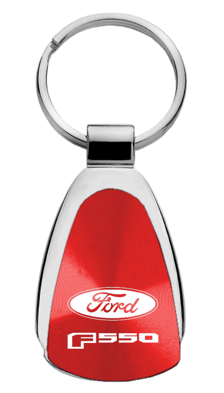 F-550 Teardrop Key Fob - Red