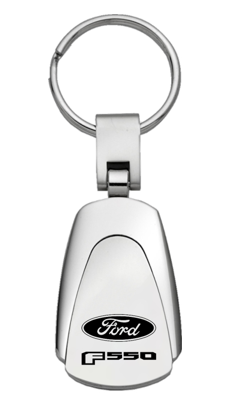 F-550 Teardrop Key Fob - Silver