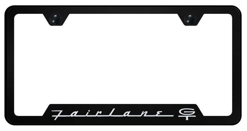 Fairlane GT Cut-Out Frame - Laser Etched Black