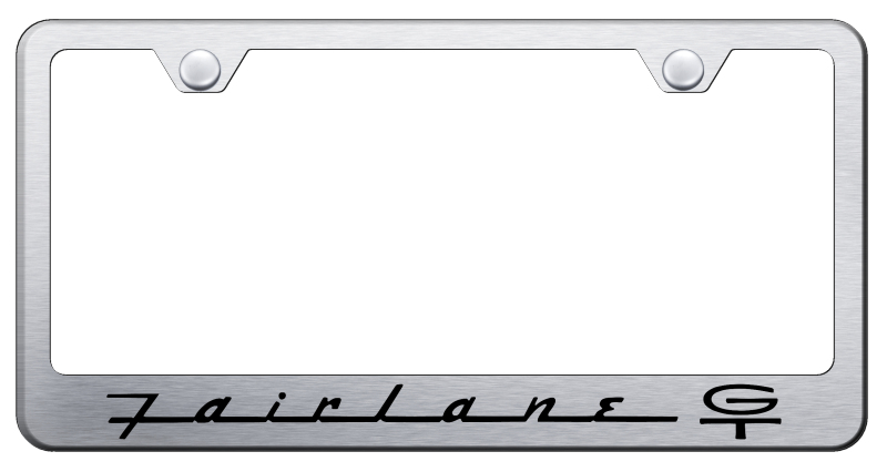 Fairlane GT Cut-Out Frame - Laser Etched Brushed