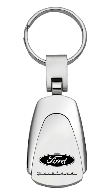 Fairlane Teardrop Key Fob - Silver