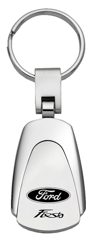 Fiesta Teardrop Key Fob - Silver