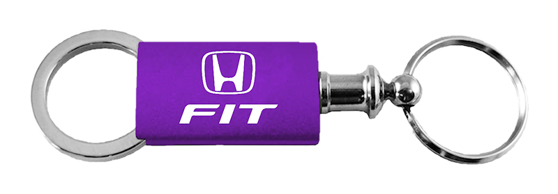 Fit Anodized Aluminum Valet Key Fob - Purple