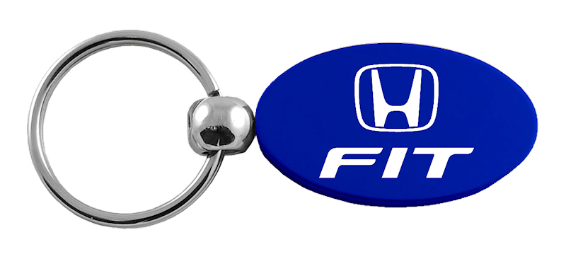 Fit Oval Key Fob - Blue