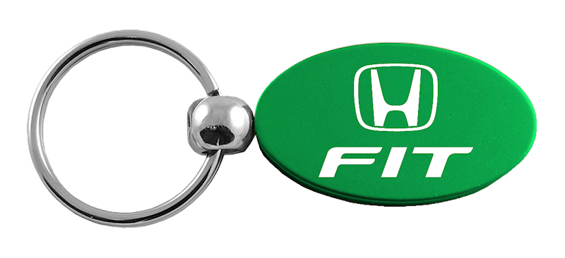 Fit Oval Key Fob - Green
