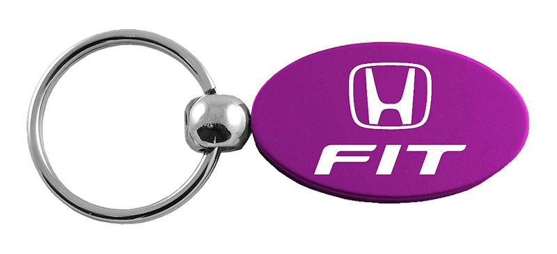 Fit Oval Key Fob - Purple