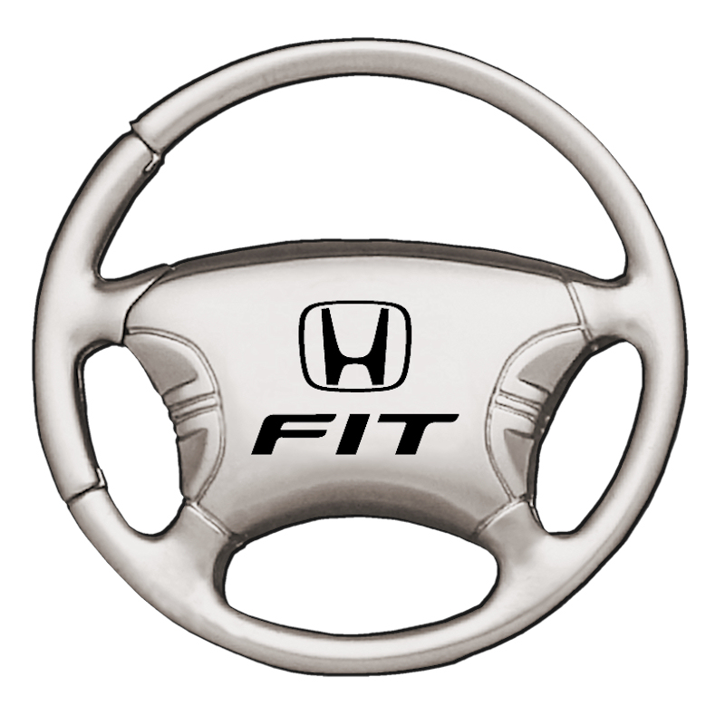 Fit Steering Wheel Key Fob - Silver