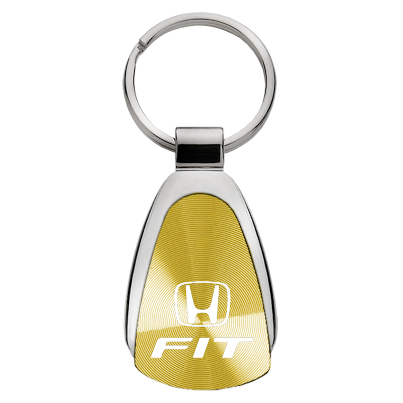 Fit Teardrop Key Fob - Gold