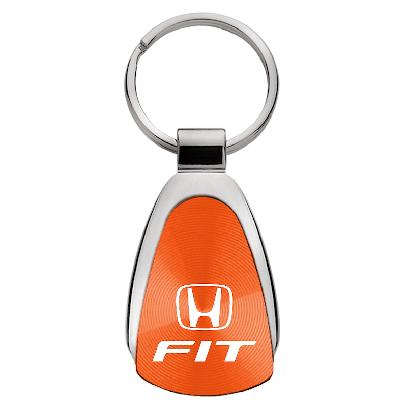 Fit Teardrop Key Fob - Orange