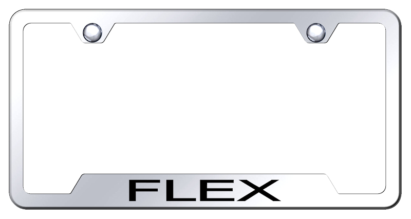 Flex Cut-Out Frame - Laser Etched Mirrored