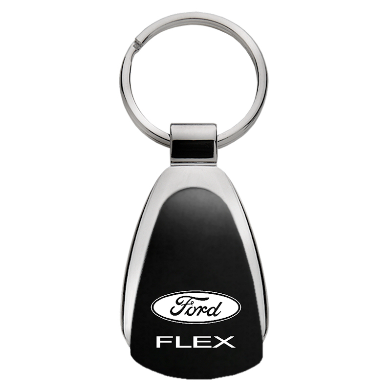 Flex Teardrop Key Fob - Black