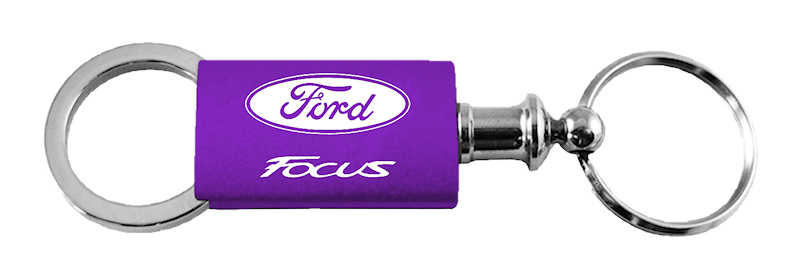 Focus Anodized Aluminum Valet Key Fob - Purple