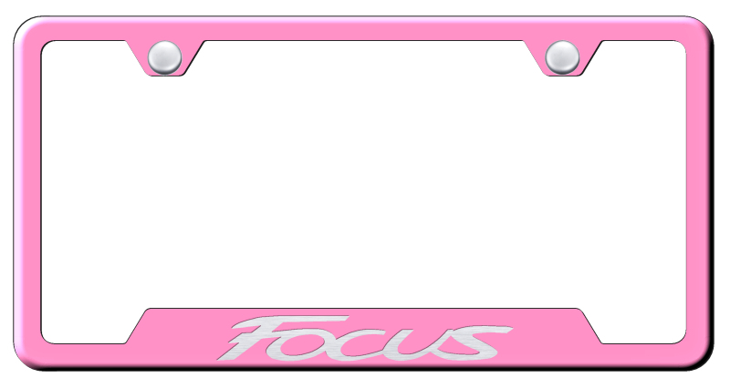Focus Cut-Out Frame - Laser Etched Pink