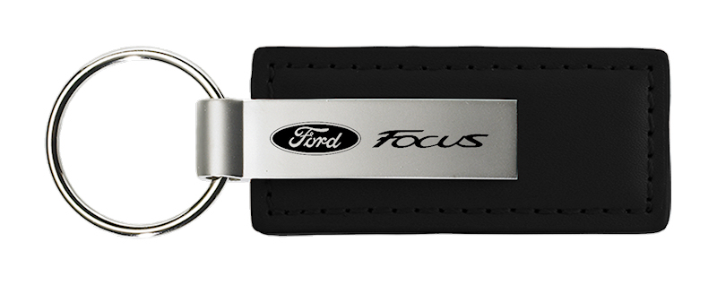 Focus Leather Key Fob - Black