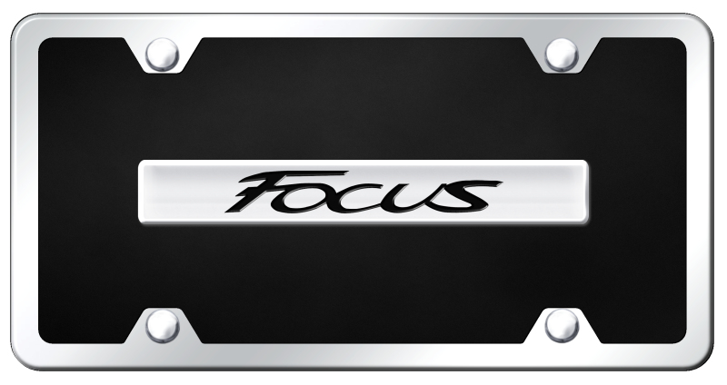 Focus Name Acrylic Kit - Chrome on Black