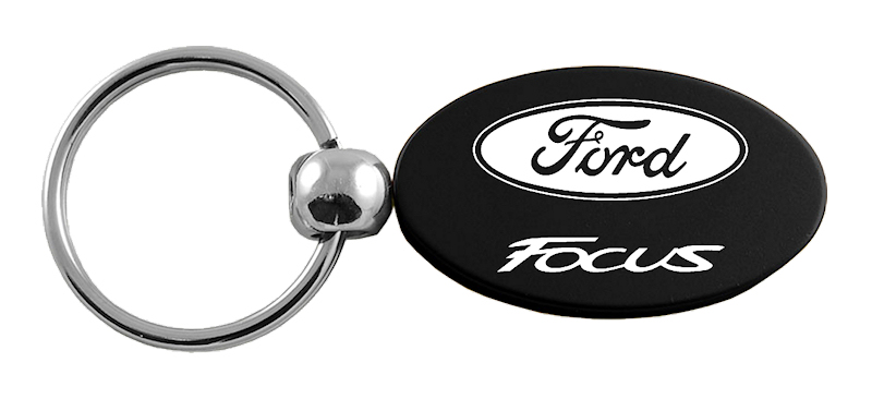 Focus Oval Key Fob - Black