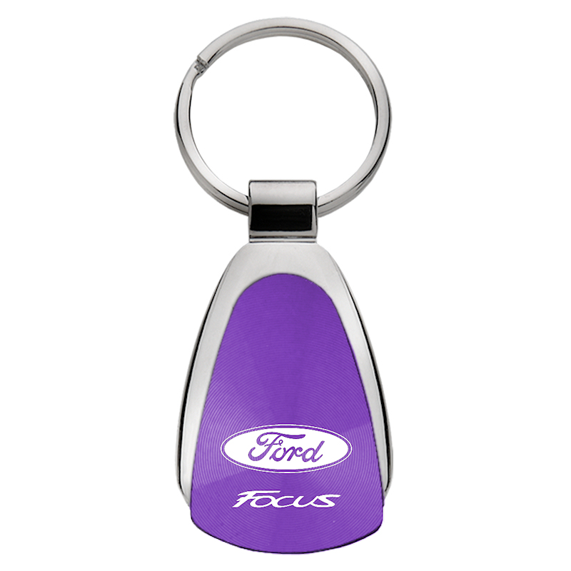 Focus Teardrop Key Fob - Purple