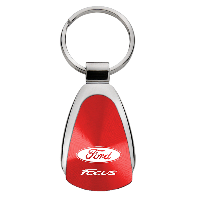 Focus Teardrop Key Fob - Red