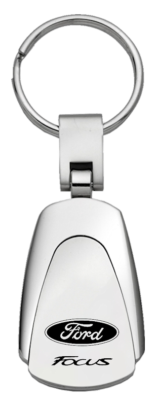 Focus Teardrop Key Fob - Silver