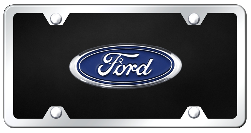 Ford Acrylic Kit - Chrome on Black