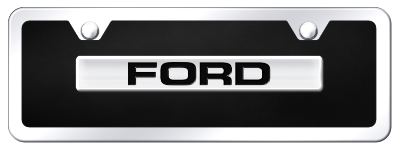 Ford Name Acrylic Mini Kit - Chrome on Black