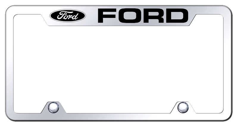 Ford Steel Truck Cut-Out Frame - Laser Etched Mirrored